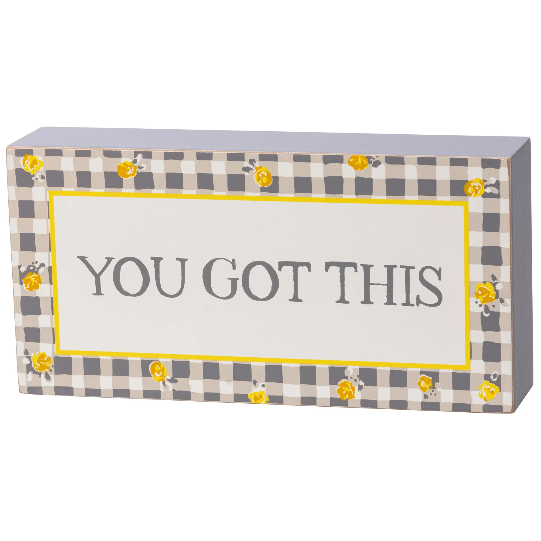 ๐ You Got This Watercolor 4" x 8" Box Sign