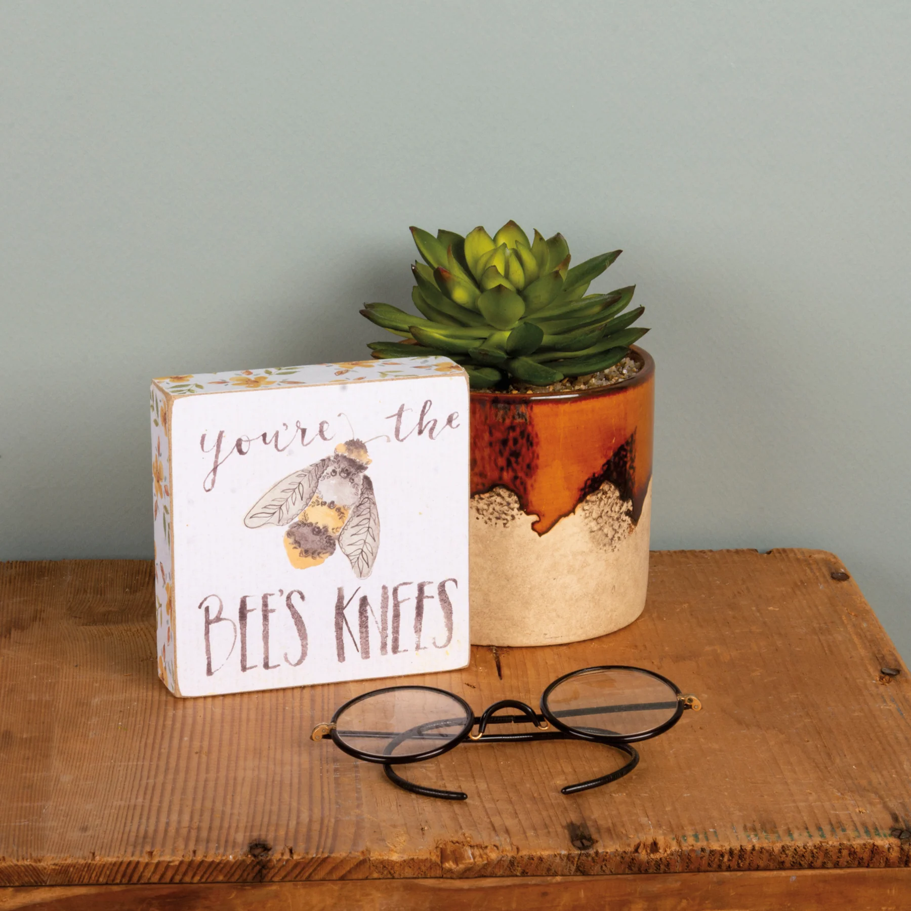 Surprise Me Sale ๐คญ ๐ You're The Bee's Knees Block Block Sign - Image 2